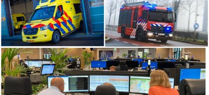 ambulanceauto brandweerauto meldkamer noord-holland