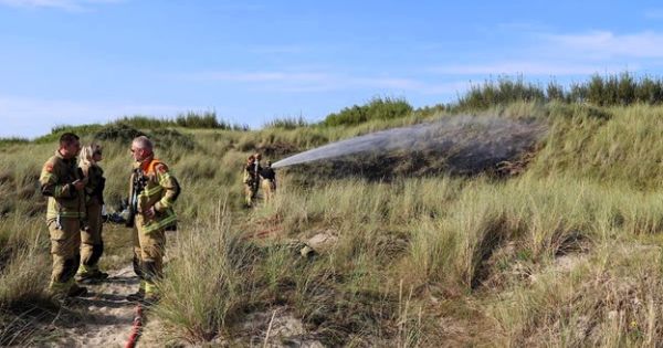 Natuurbrand duingebied De Cocksdorp