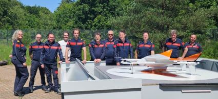 Brandweervrijwilligers van de post Bergen zijn opgeleid tot drone-observator bij een inzet.