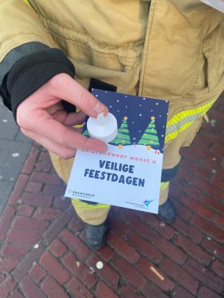 Veilige feestdagen brandweer