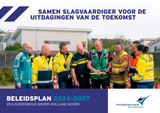 crisisfunctionarissen van Veiligheidsregio Noord-Holland Noord | voorkant beleidsplan