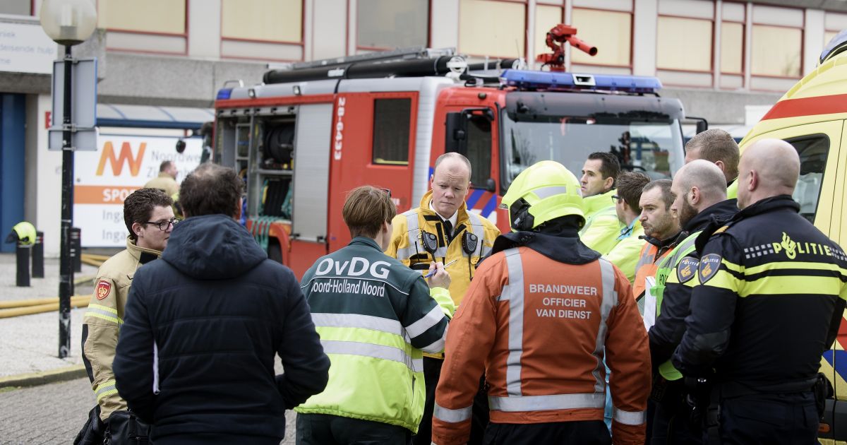Door #brand bij bedrijf aan de #Industrieweg in #Grootebroek is er kans op stankoverlast.